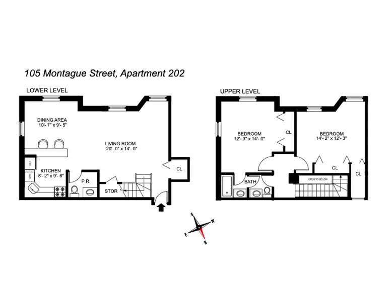 105 Montague Street, 202 | floorplan | View 17