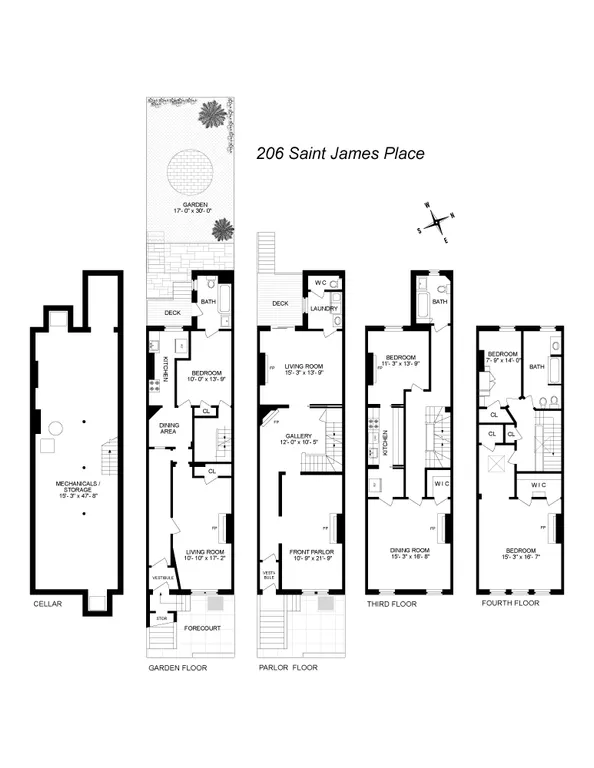 206 Saint James Place | floorplan | View 17