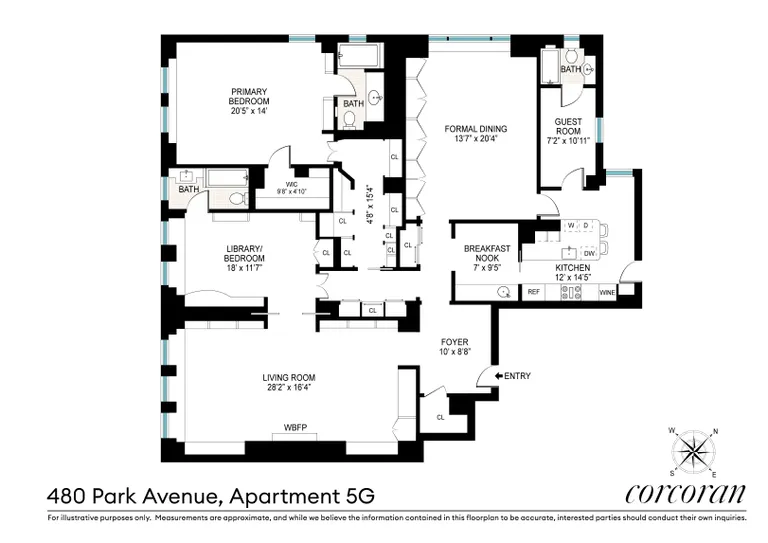 480 Park Avenue, 5G | floorplan | View 11