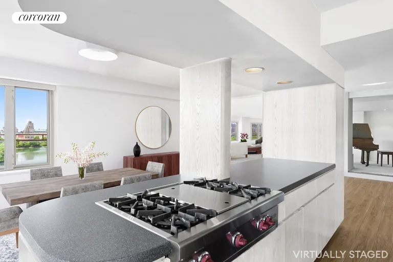 New York City Real Estate | View 1050 Fifth Avenue, 18BC | Open Kitchen and Dining | View 11