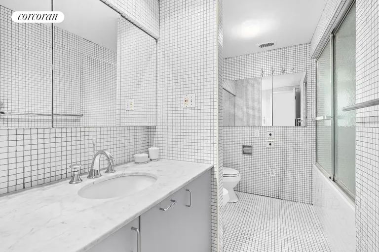 New York City Real Estate | View 622 Greenwich Street, 1A | Primary En-Suite Bath | View 8