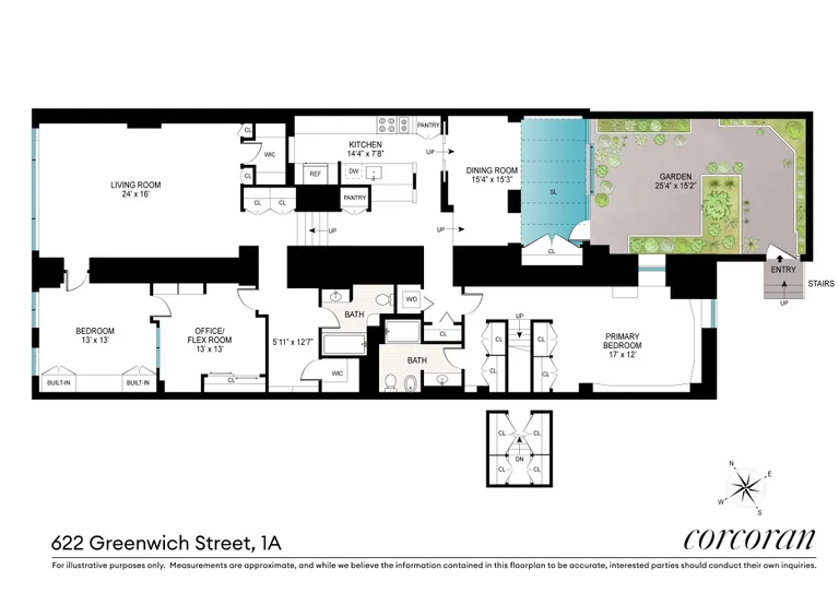 622 Greenwich Street, 1A | floorplan | View 14