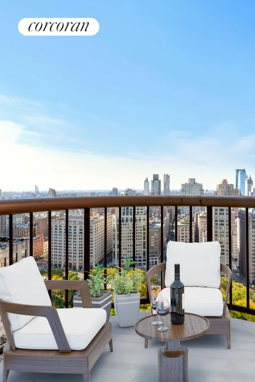 New York City Real Estate | View 45 East 25th Street, 37A | Balcony | View 2