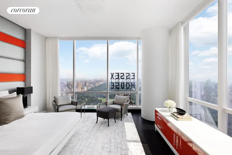 New York City Real Estate | View 157 West 57th Street, 50A | Master Bedroom | View 14
