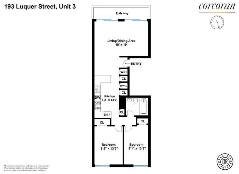 193 Luquer Street, 3 | floorplan | View 12