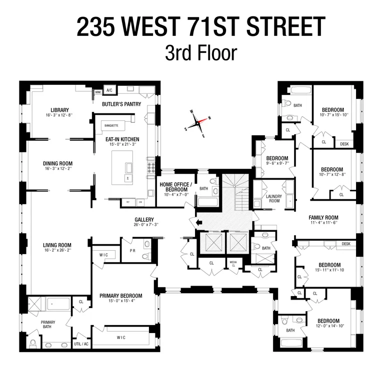 235 West 71st Street, 3FL | floorplan | View 20