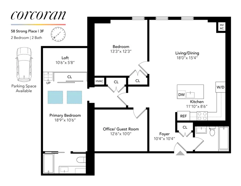 58 Strong Place, 3F | floorplan | View 15