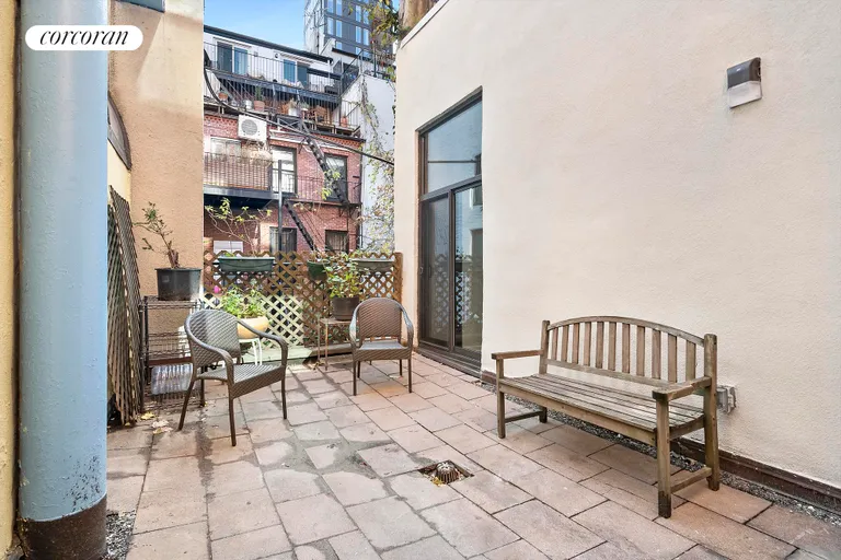 New York City Real Estate | View 121 Pacific Street, A1G | Patio access from LV & BR | View 10