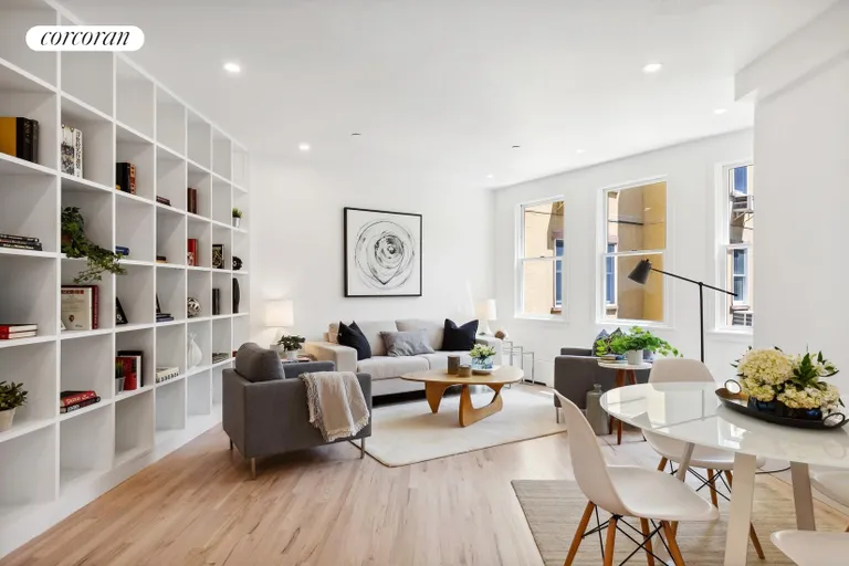 New York City Real Estate | View 407 East 12th Street, 4FNW | 2 Beds, 1 Bath | View 1