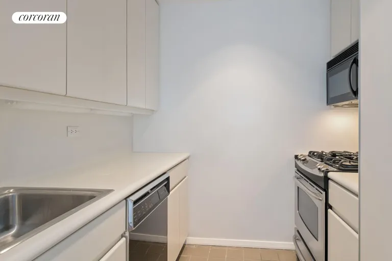 New York City Real Estate | View 100 United Nations Plaza, 32E | Galley kitchen | View 3