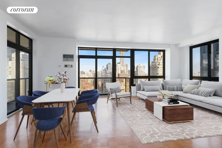 New York City Real Estate | View 100 United Nations Plaza, 32E | 1 Bed, 1 Bath | View 1