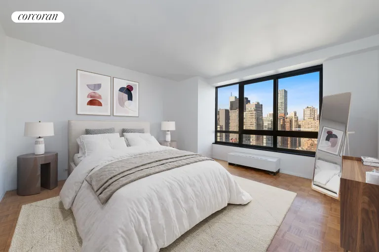 New York City Real Estate | View 100 United Nations Plaza, 32E | Virtually staged | View 4