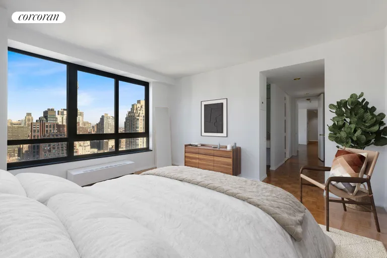 New York City Real Estate | View 100 United Nations Plaza, 32E | Virtually staged | View 6