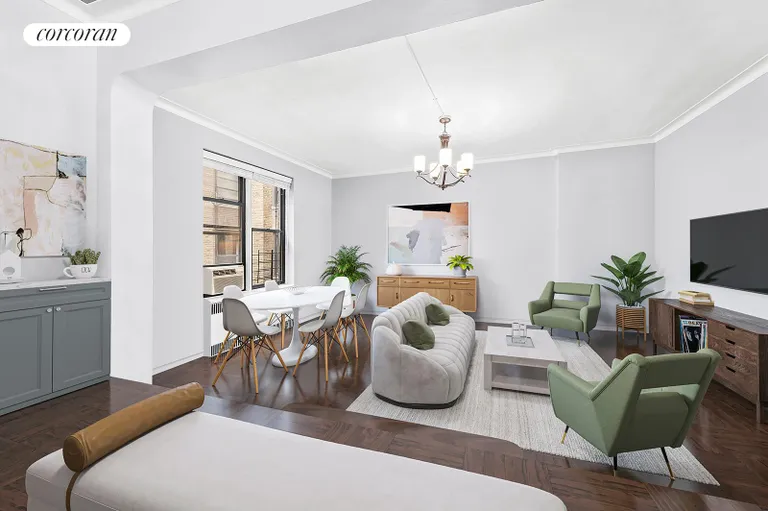 New York City Real Estate | View 300 West 72Nd Street, 6A | Living Room | View 7