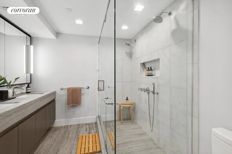 New York City Real Estate | View 74 Grand Street, 5 | Primary Bathroom | View 6