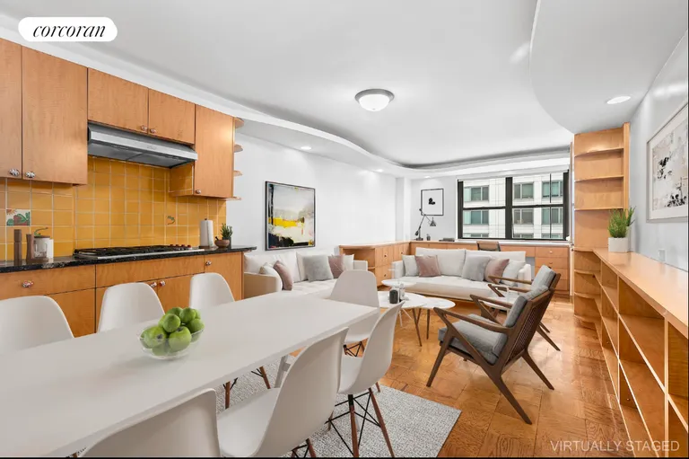 New York City Real Estate | View 200 East 24th Street, 501 | dining area seats 8-10 guests | View 6