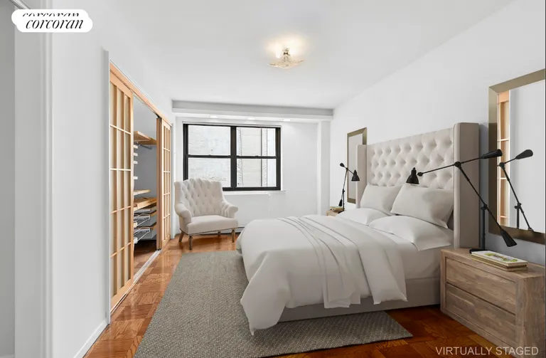New York City Real Estate | View 200 East 24th Street, 501 | master bedroom w/natural light | View 10