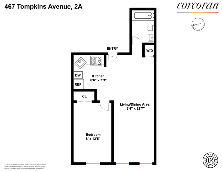 467 Tompkins Avenue, 2A | floorplan | View 8