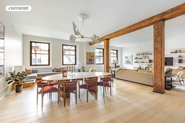 New York City Real Estate | View 443 Greenwich Street, 4F | Dining Area/Great Room | View 3