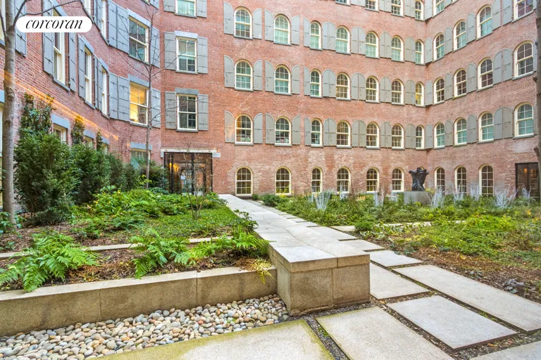 New York City Real Estate | View 443 Greenwich Street, 4F | Building Courtyard | View 13