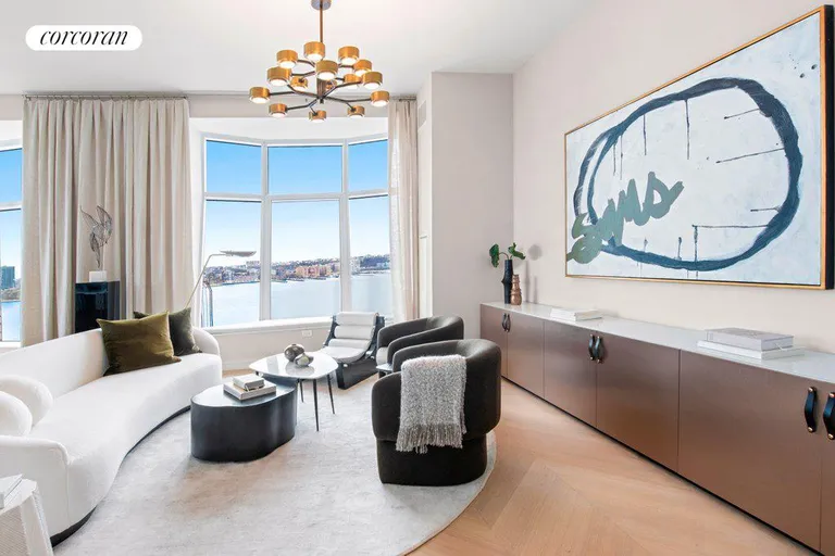 New York City Real Estate | View 515 West 18th Street, 1603 | Living Room | View 3