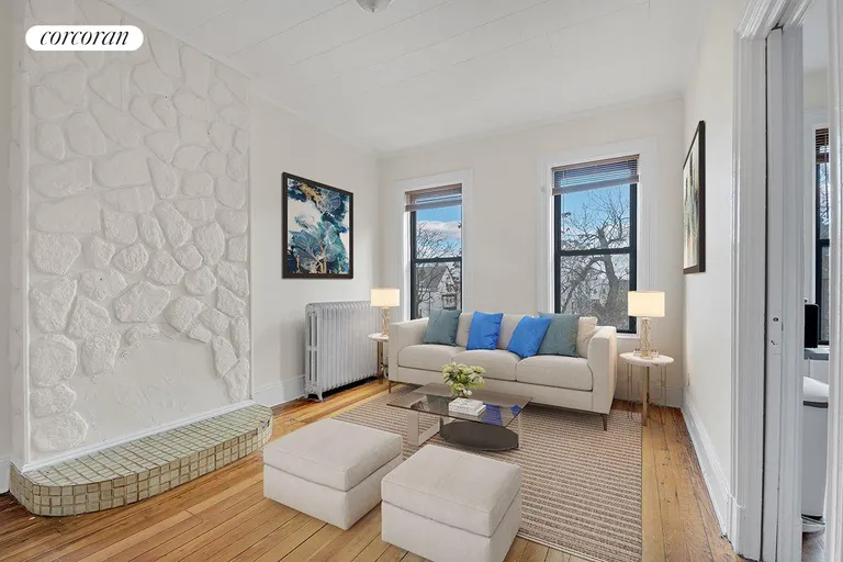New York City Real Estate | View 163 Chestnut Street | Top Floor Living Room | View 13