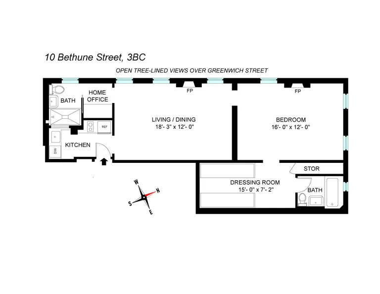 10 Bethune Street, 3BC | floorplan | View 13