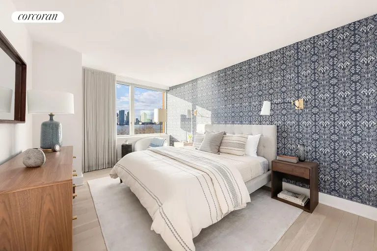 New York City Real Estate | View 20 River Terrace, 11M | Primary Bedroom | View 6