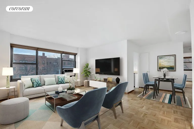New York City Real Estate | View 33-34 Crescent Street, 6D | 2 Beds, 1 Bath | View 1
