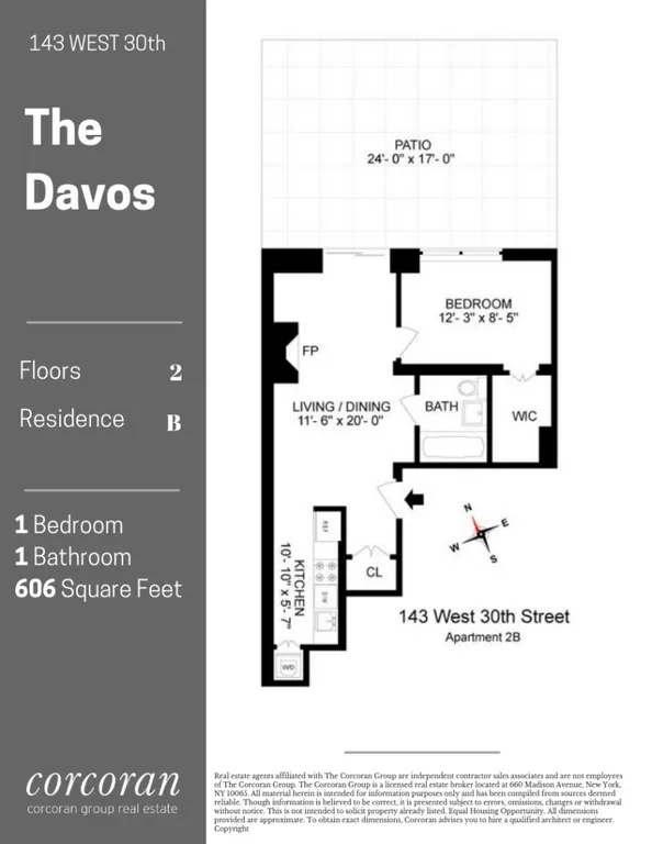143 West 30th Street, 2B | floorplan | View 12