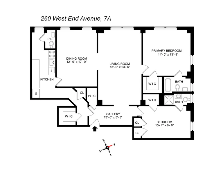 260 West End Avenue, 7A | floorplan | View 22