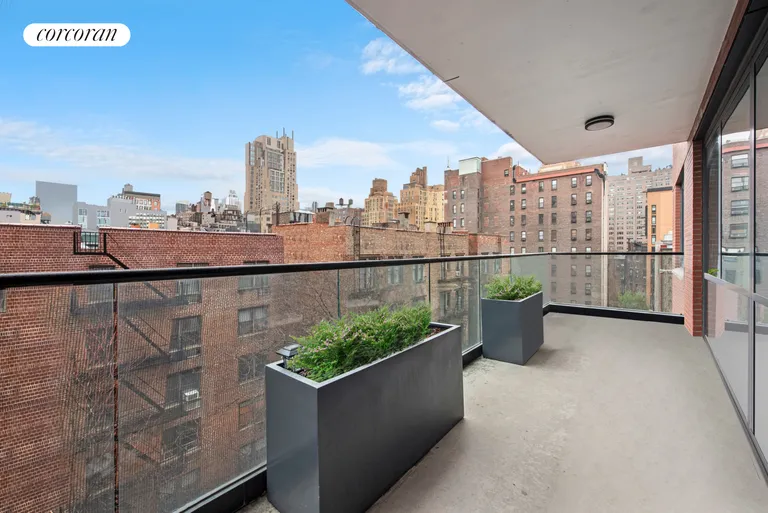 New York City Real Estate | View 245 West 14th Street, 7B | Balcony | View 11