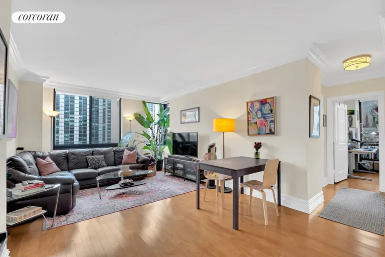 New York City Real Estate | View 377 Rector Place, 24C | 2 Beds, 1 Bath | View 1
