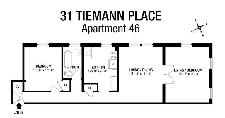 31 Tiemann Place, 46 | floorplan | View 6