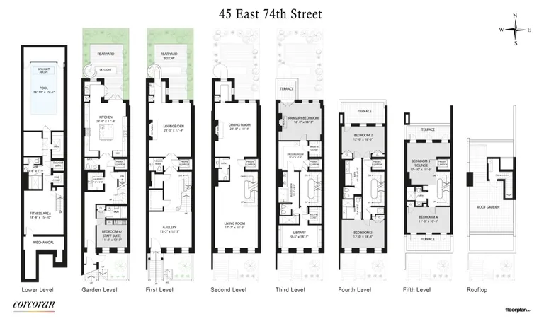 45 East 74th Street | floorplan | View 43