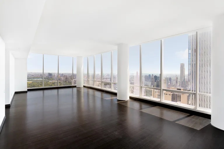 New York City Real Estate | View 157 West 57th Street, 56C | Living Room | View 5