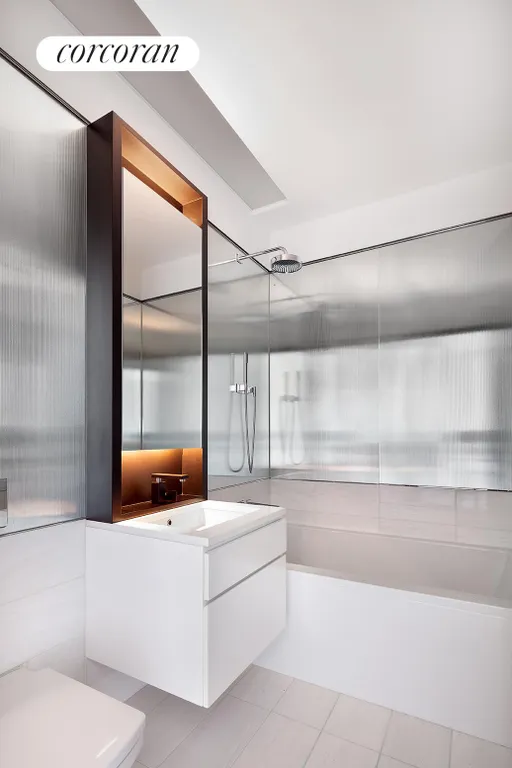 New York City Real Estate | View 157 West 57th Street, 56C | Full Bathroom | View 12