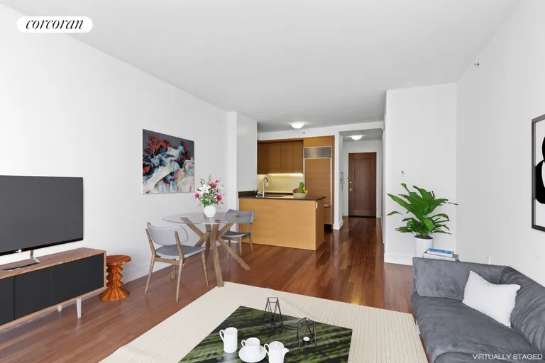 New York City Real Estate | View 30 Little West Street, 15D | Living Room | View 2