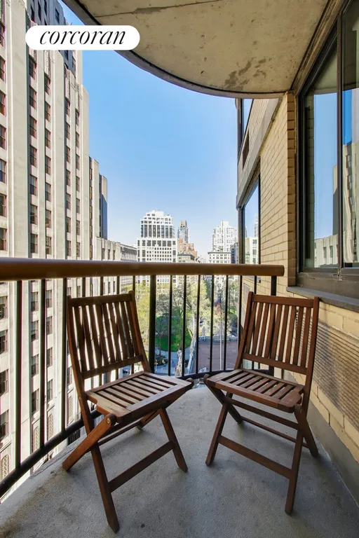 New York City Real Estate | View 45 East 25th Street, 15B | Balcony with Park View! | View 2