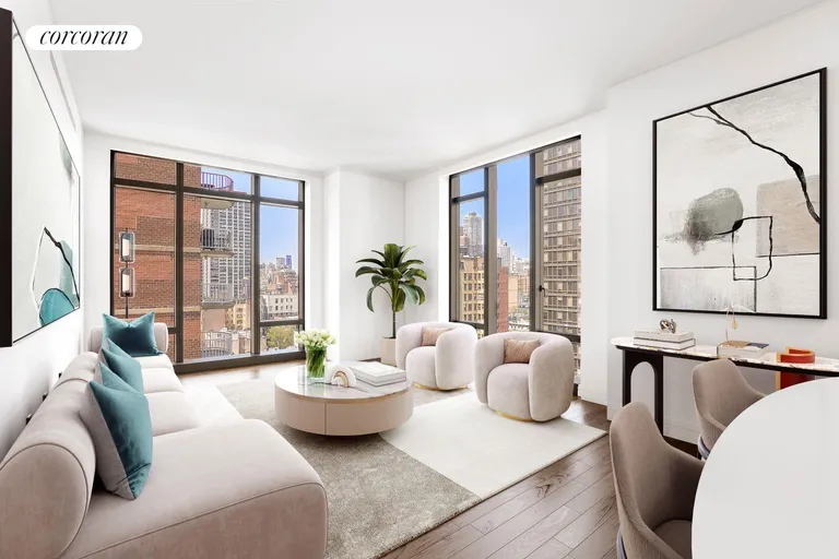 New York City Real Estate | View 430 East 58th Street, 16B | 2 Beds, 2 Baths | View 1