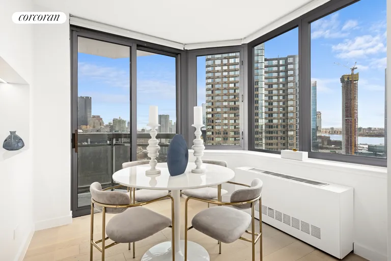 New York City Real Estate | View 500 West 43rd Street, 34A | Dining Area | View 3