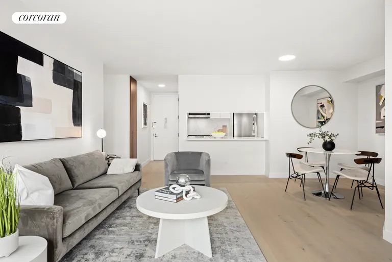 New York City Real Estate | View 500 West 43rd Street, 34F | Living Room | View 4