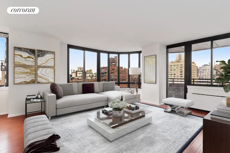 New York City Real Estate | View 455 EAST 86TH STREET, 18E | Living Room | View 2