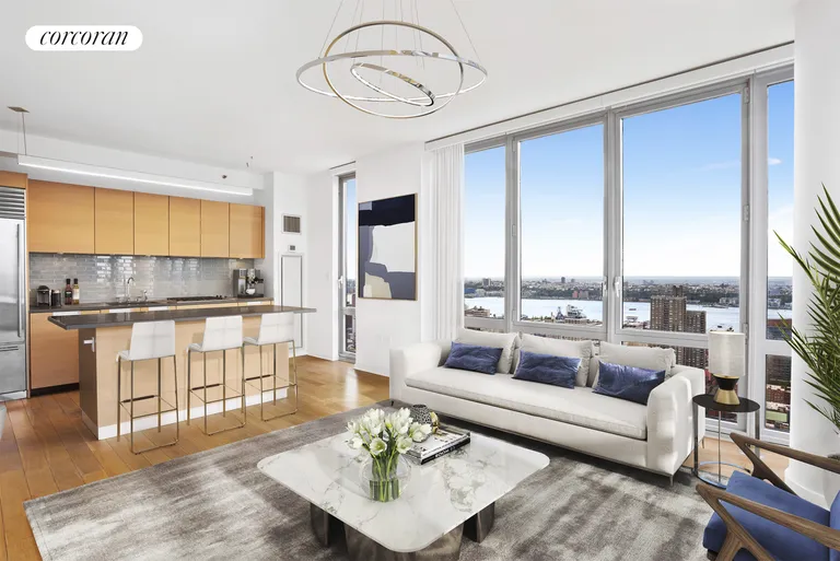 New York City Real Estate | View 310 West 52Nd Street, 40H | Kitchen | View 3