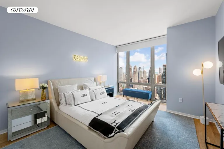 New York City Real Estate | View 310 West 52Nd Street, 40J | Primary Bedroom | View 5
