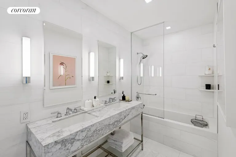 New York City Real Estate | View 310 West 52Nd Street, 40J | Full Bathroom | View 6