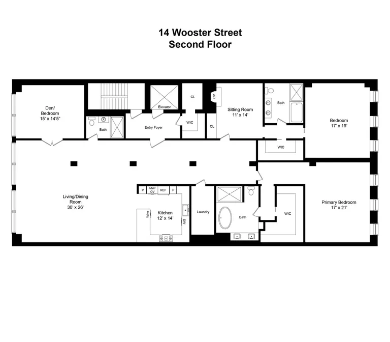 14 Wooster Street, 2 | floorplan | View 19