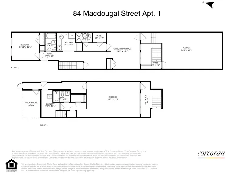 84 Macdougal Street, 1 | floorplan | View 11