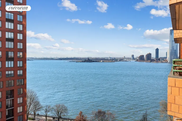 New York City Real Estate | View 333 Rector Place, 1207 | Southwest water views | View 3