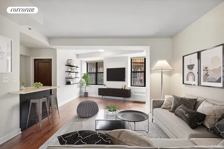 New York City Real Estate | View 145 Park Place, 1C | Living/Dining Area | View 2